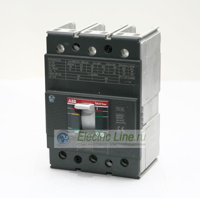 1SDA068058R1 Выключатель автоматический TMAX XT3N 250 TMD 200-2000 3p F .