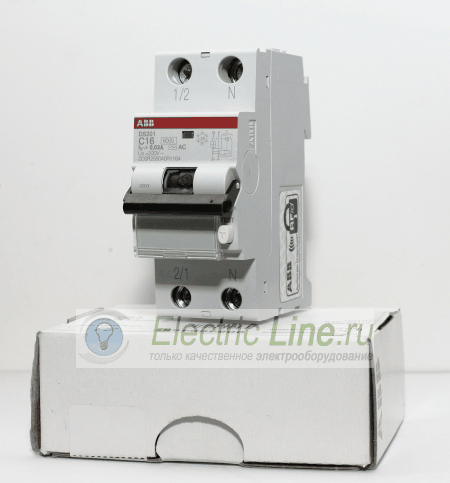 Дифференциальный автоматический выключатель  DS201 C10 A10