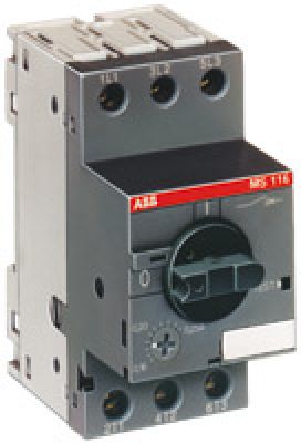 Автоматический выключатель защиты двигателя MS116-20.0 10 кА с регулируемой тепловой защитой 16-20 ампер .